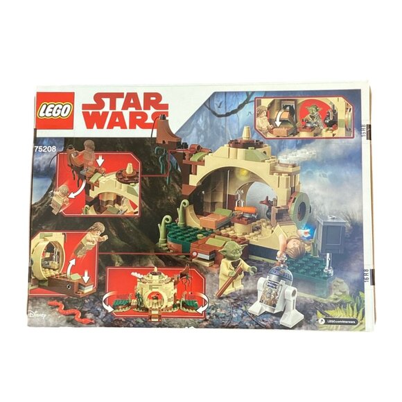 New Lego Star Wars Yodas Hut 75208 Building Set 229 Pieces Yoda Luke Skywalker - Picture 1 of 7